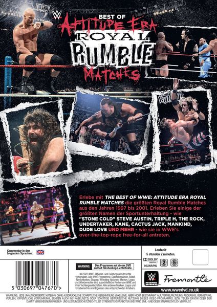 Produktbild: WWE: BEST OF ATTITUDE ERA ROYAL RUMBLE MATCHES [2 DVDs]