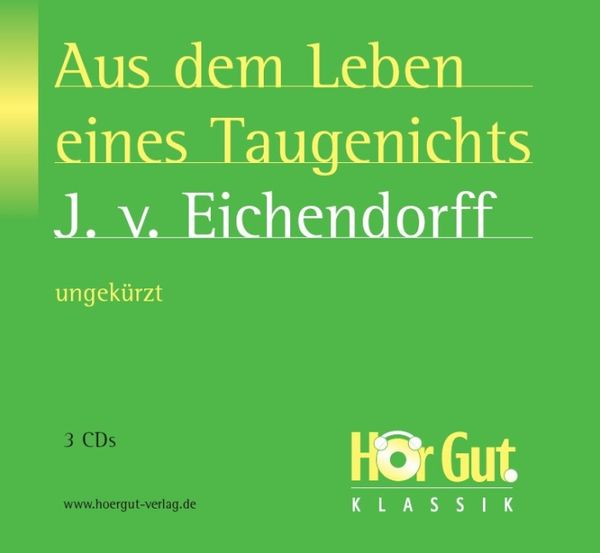 Produktbild: Aus dem Leben eines Taugenichts