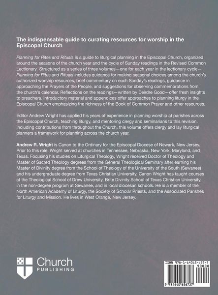Produktbild: Planning for Rites and Rituals