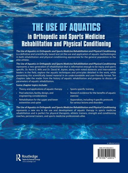 Produktbild: The Use of Aquatics in Orthopedics and Sports Medicine Rehabilitation and Physical Conditioning