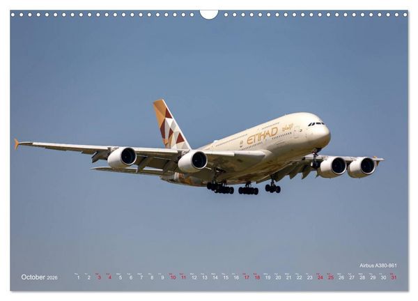 Produktbild: Airliners of the Middle East (Wall Calendar 2026 DIN A3 landscape), CALVENDO 12 Month Wall Calendar