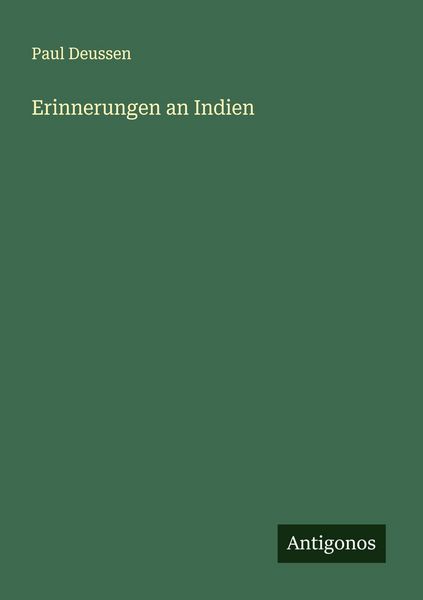Produktbild: Erinnerungen an Indien