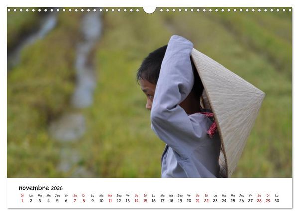 Produktbild: Vietnam du Nord au Sud (Calendrier mural 2026 DIN A3 vertical), CALVENDO calendrier mensuel