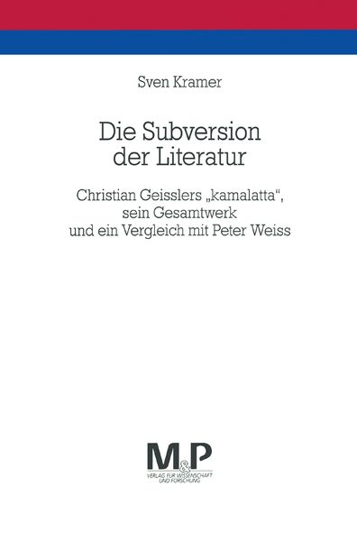 Produktbild: Die Subversion der Literatur