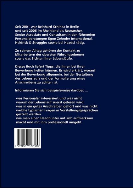 Produktbild: Bewerbungstipps aus Personalberater-Sicht