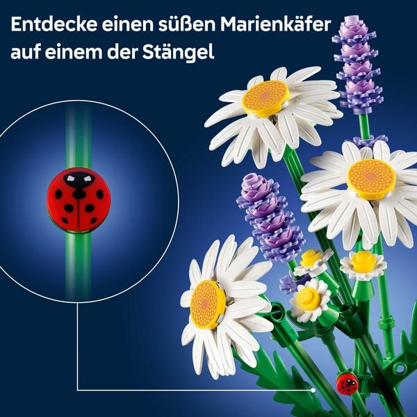 Produktbild: LEGO Botanicals 11508 G&auml;nsebl&uuml;mchen Kunstblumen f&uuml;r Kinder ab 9 Jahren