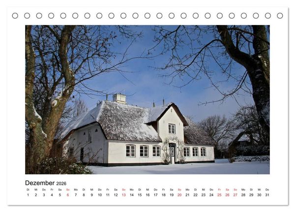 Produktbild: Sylt - Tage am Meer (Tischkalender 2026 DIN A5 quer), CALVENDO Monatskalender