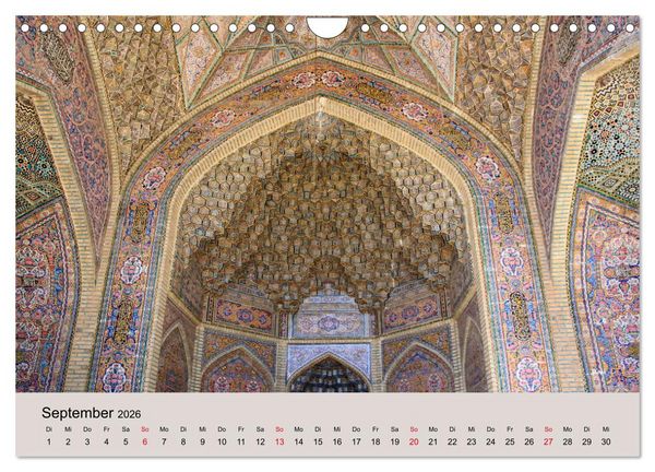 Produktbild: Unbekannter Iran (Wandkalender 2026 DIN A4 quer), CALVENDO Monatskalender
