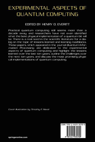 Produktbild: Experimental Aspects of Quantum Computing