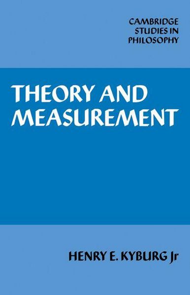 Produktbild: Theory and Measurement
