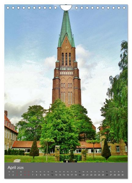 Produktbild: Kirchen und Kl&ouml;ster in Deutschland (Wandkalender 2026 DIN A4 hoch), CALVENDO Monatskalender