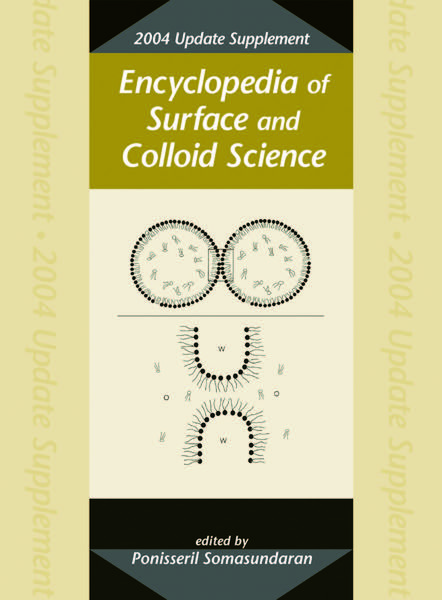 Produktbild: Encyclopedia of Surface and Colloid Science, 2004 Update Supplement