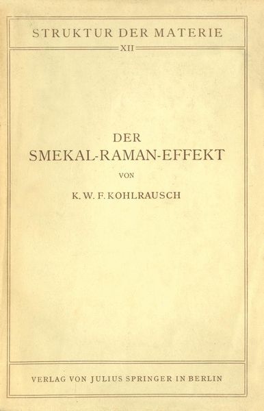 Produktbild: Der Smekal-Raman-Effekt