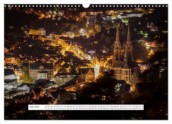 Mein historisches Marburg (Wandkalender 2026 DIN A3 quer), CALVENDO Monatskalender