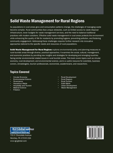 Produktbild: Solid Waste Management for Rural Regions