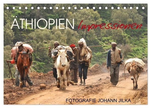 Produktbild: &Auml;thiopien Impressionen (Tischkalender 2026 DIN A5 quer), CALVENDO Monatskalender