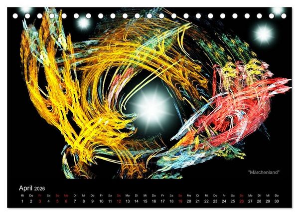 Produktbild: Lichtgedanken (Tischkalender 2026 DIN A5 quer), CALVENDO Monatskalender