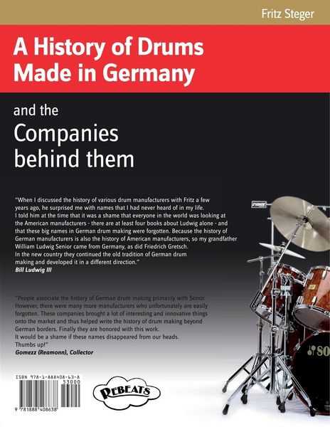 Produktbild: A History of Drums Made In Germany