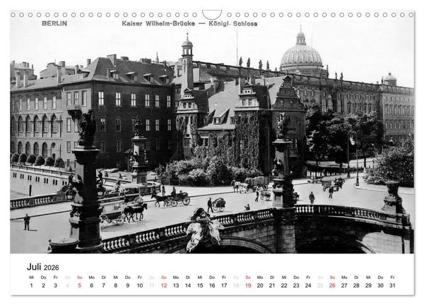 Produktbild: Gr&uuml;&szlig;e aus dem alten Berlin (Wandkalender 2026 DIN A3 quer), CALVENDO Monatskalender