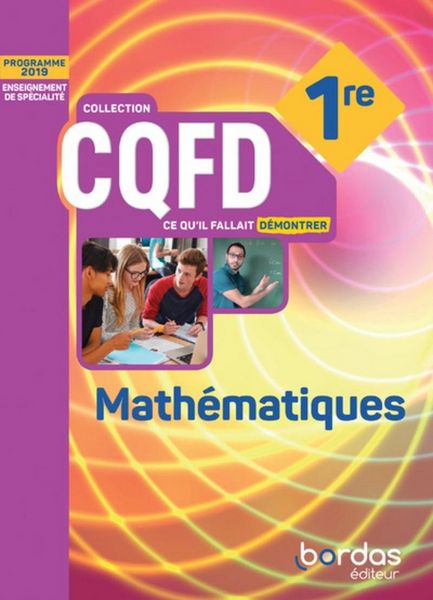 Produktbild: Math&eacute;matiques, 1re : enseignement de sp&eacute;cialit&eacute; : programme 2019
