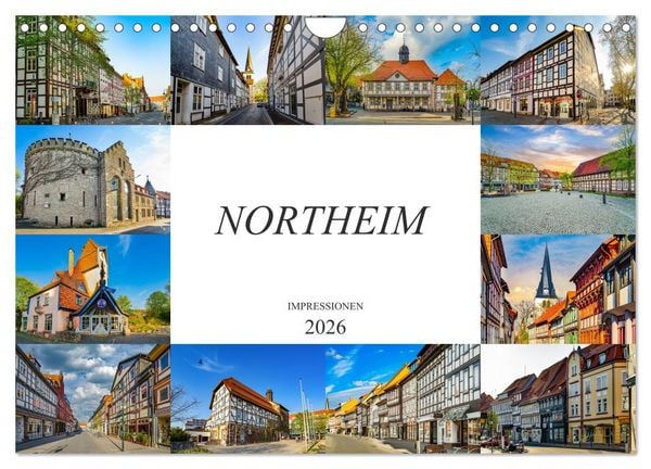 Produktbild: Northeim Impressionen (Wandkalender 2026 DIN A4 quer), CALVENDO Monatskalender