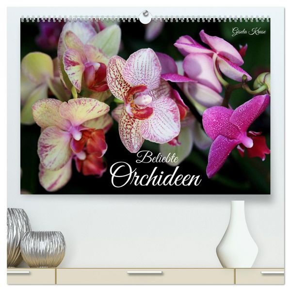 Produktbild: Beliebte Orchideen (hochwertiger Premium Wandkalender 2026 DIN A2 quer), Kunstdruck in Hochglanz