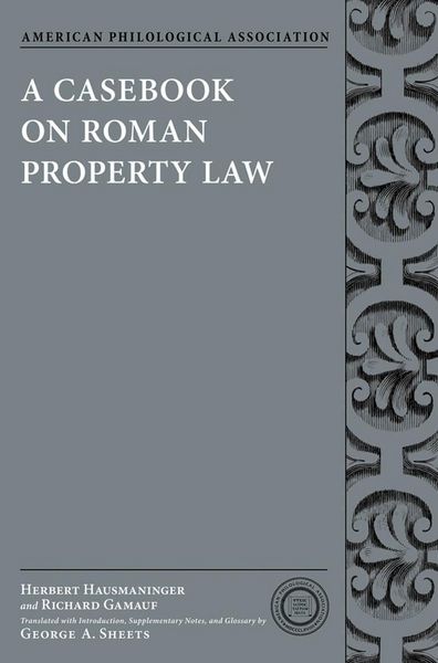 Produktbild: A Casebook on Roman Property Law