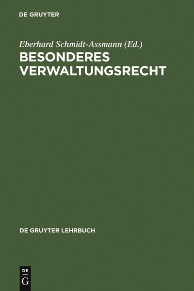 Produktbild: Besonderes Verwaltungsrecht