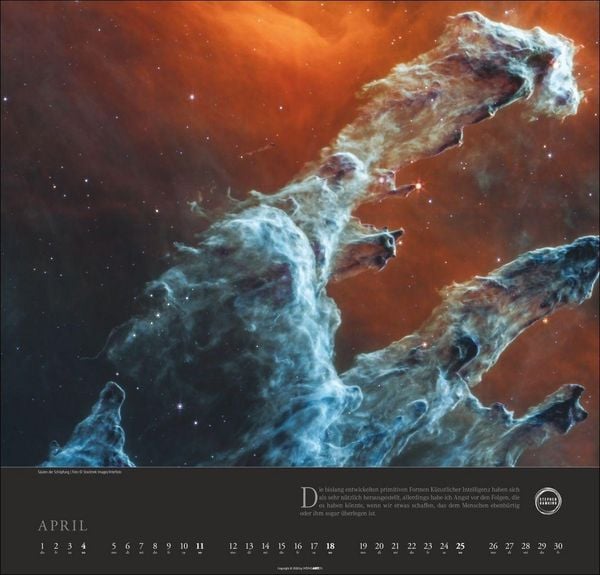 Produktbild: Stephen Hawking Kalender 2027 - Mein Universum
