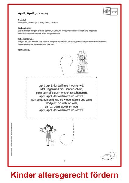 Produktbild: Kita aktiv Projektmappe Wetter