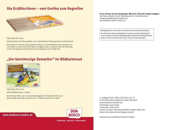 Produktbild: Der barmherzige Samariter. Erz&auml;hlschienen-Figurenset