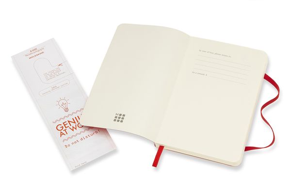 Produktbild: Moleskine Notizbuch P/a6, Punktraster, Soft Cover, Scharlachrot