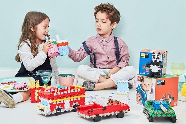 Produktbild: Plus-Plus 300 Kreativ Bausteine Pastell