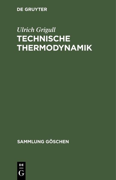 Produktbild: Technische Thermodynamik