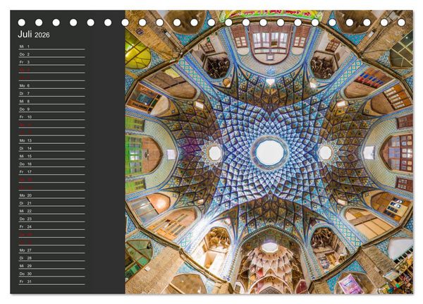 Produktbild: Orientalische Architektur - Verzaubernd (Tischkalender 2026 DIN A5 quer), CALVENDO Monatskalender