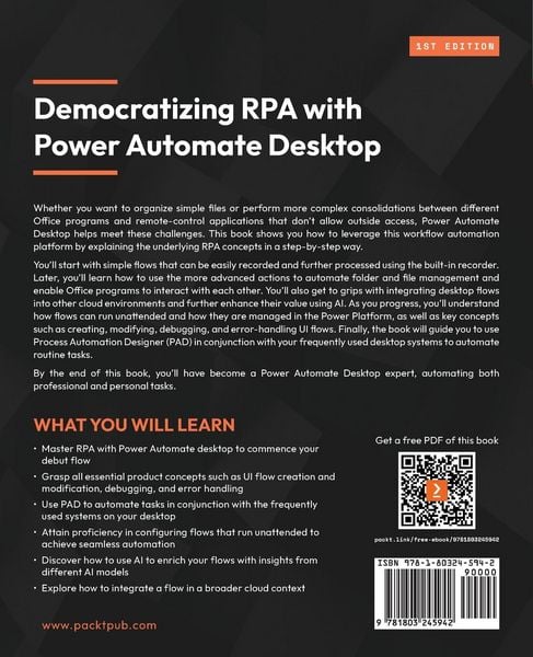 Produktbild: Democratizing RPA with Power Automate Desktop