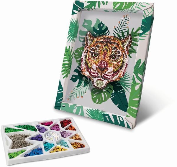 Produktbild: Lansay Collection Sequins Paillettenkunst Tiger
