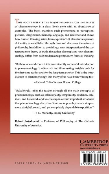 Produktbild: Introduction to Phenomenology