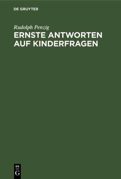 Produktbild: Ernste Antworten auf Kinderfragen