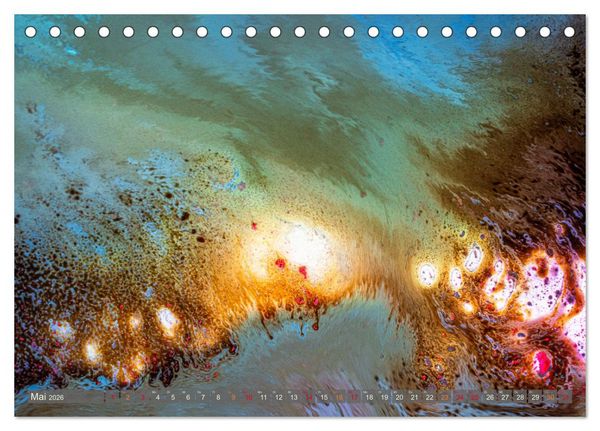 Produktbild: Fotografische Malereien (Tischkalender 2026 DIN A5 quer), CALVENDO Monatskalender