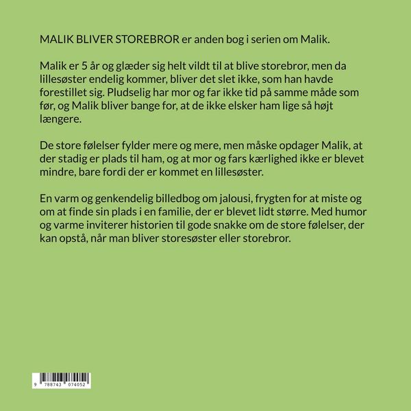 Produktbild: Malik bliver storebror