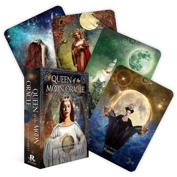 Produktbild: Queen of the Moon Oracle: Guidance Through Lunar and Seasonal Energies
