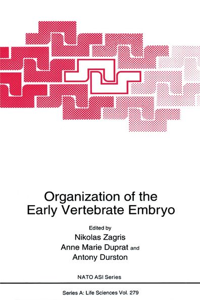 Produktbild: Organization of the Early Vertebrate Embryo