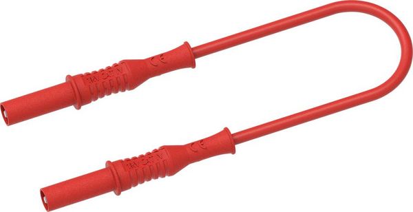 Produktbild: Electro PJP 2312-IECIV-CD1-100R Messleitung Steckanschluss 4mm 1m Rot 1St.