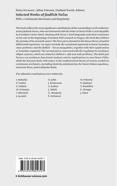 Produktbild: Selected Works of Jindřich Nečas