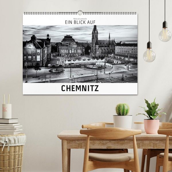 Produktbild: Ein Blick auf Chemnitz (Wandkalender 2026 DIN A2 quer), CALVENDO Monatskalender