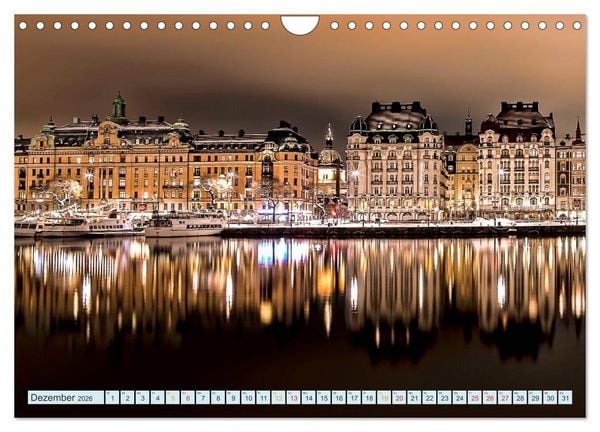 Produktbild: Stockholm - Venedig des Nordens (Wandkalender 2026 DIN A4 quer), CALVENDO Monatskalender