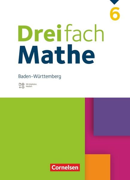 Produktbild: Dreifach Mathe - Baden-W&uuml;rttemberg - 6. Schuljahr