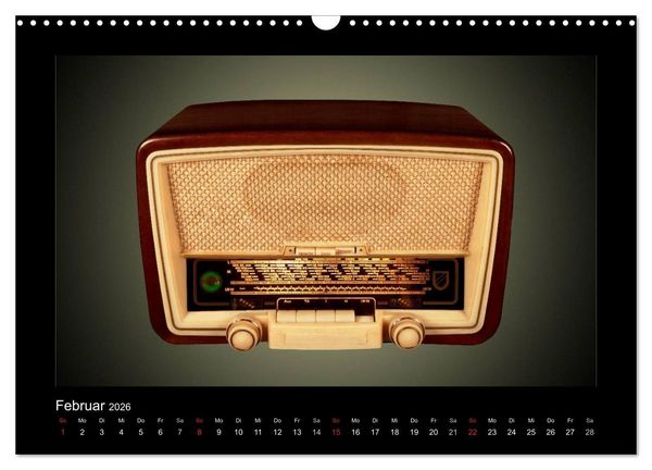 Produktbild: Dampfradios - Antike Radios mit Patina (Wandkalender 2026 DIN A3 quer), CALVENDO Monatskalender