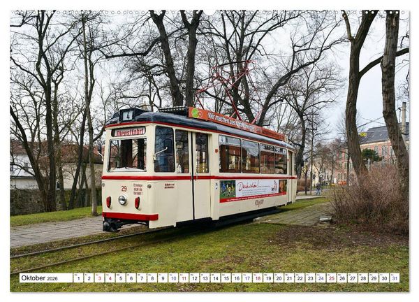 Produktbild: LOWA-Stra&szlig;enbahnen Naumburg-Gera-Sta&szlig;furt-Frankfurt/Oder (Wandkalender 2026 DIN A2 quer), CALVENDO Monatskalender